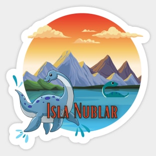 Jurassic Park Isla Nublar Sticker